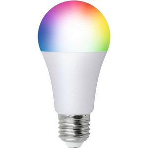 Изображение товара Умная лампа светодиодная Wi-Fi Bluetooth, диммируемая, матовая, 2700-6500K+RGB. Голосовое управление приложение UnielSmart Uniel LED-A60-12W/RGBW/E27/230V/WF/FR PLS80WH