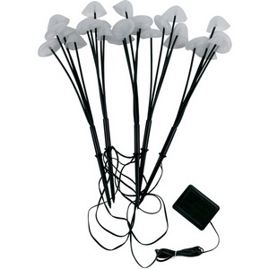 Изображение товара Садовый светильник на солнечной батарее «Волшебные грибы», в комплекте из 25 штук. 25 светодиодов, 1*АA Ni-Mh аккумулятор в/к. IP44. Uniel USL-S-832/PM030 FAIRY MUSHROOMS SET25