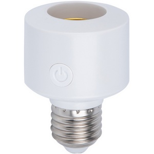 Изображение товара Умный патрон-адаптер Wi-Fi Bluetooth, под лампу Е27. 220В. 100Вт. Белый. Голосовое управление приложение UnielSmart Uniel ULH ULH-A180 E27/WF WHITE