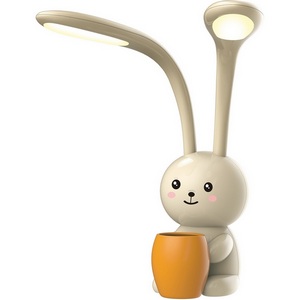 Изображение товара Настольная лампа с подставкой под канцелярские принадлежности для детской Uniel ULM ULM-D160 12W/3000-6000K/DIM IVORY
