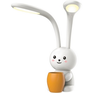 Изображение товара Настольная лампа с подставкой под канцелярские принадлежности для детской Uniel ULM ULM-D160 12W/3000-6000K/DIM WHITE