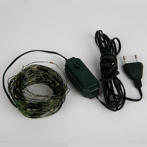 Изображение товара Гирлянда светодиодная "Роса", 20м. 200 светодиодов, теплый белый свет Uniel ULD-S2000-200/DGA WARM WHITE IP20 DEW