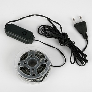 Изображение товара Гирлянда пластиковая светодиодная Роса", 30м. 300 светодиодов, разноцветный свет Uniel ULD-S3000-300/DGA MULTI IP20 DEW"