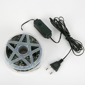 Изображение товара Гирлянда на елку электрическая светодиодная Роса", 400м. 4000 светодиодов, теплый белый свет Uniel ULD-S40000-4000/DGA WARM WHITE IP20 DEW"