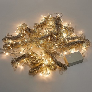 Изображение товара Занавес светодиодный, 3х3м, 192 светодиода, теплый белый свет Uniel ULD-C3030-192/DTA WARM WHITE IP20