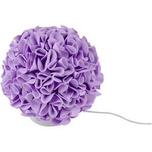 Изображение товара Настольный светильник Гортензия белый/сиреневый светодиодный со сменной лампой(в/к) E27 3000K Uniel ULW-R07 T/3000K/150C/A