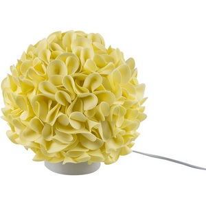 Изображение товара Настольный светильник Гортензия белый/лимонад светодиодный со сменной лампой(в/к) E27 3000K Uniel ULW-R07 T/3000K/150C/A