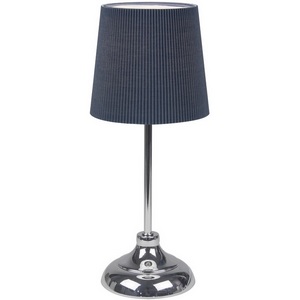 Изображение товара Настольная лампа Uniel UML-B309 E14 CHROME/DARK BLUE