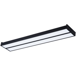 Изображение товара Светильник линейный светодиодный подвесной/накладной 4000К Uniel ULO-K15 ULO-K15A 2x22W/4000K/L100 IP44 BLACK