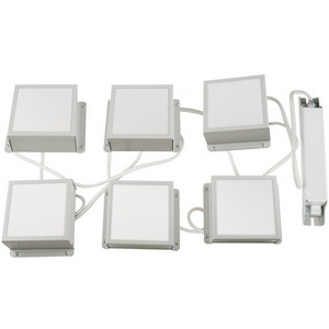 Изображение товара Светильник светодиодный потолочный встраиваемый, комплект из 6 штук. 4000K, для ячеек 86x86мм, в комплекте с и/п Uniel Grilyato Mini ULP-0808 42W/4000К IP40 GRILYATO OPAL WHITE KIT06