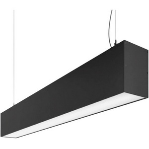 Изображение товара Подвесной светодиодный светильник линейный 4000K алюминий/черный Uniel ULO-K10D 22W/4000K/L50/H IP40 BLACK