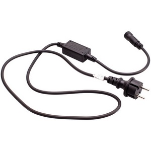 Изображение товара Провод питания для гирлянд серии F90PRO 1,5м. статика/мерцание IP67 черный Uniel UCX-F90 P/1.5M/BK