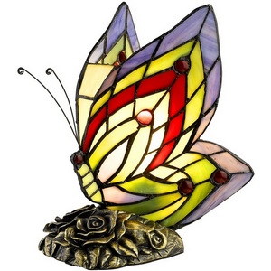 Изображение товара Настольная лампа с бабочками Velante 805-804-01