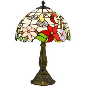 Изображение товара Настольная лампа Velante 887-804-01 с цветами
