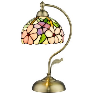 Изображение товара Настольная лампа Velante 888-804-01 с цветами