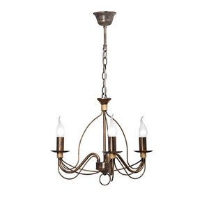 Изображение товара Подвесная люстра ковка Vitaluce V1034/3 в виде свечи