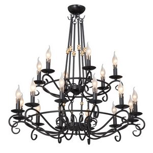 Изображение товара Подвесная люстра ковка Vitaluce V1039/12+6 в виде свечи