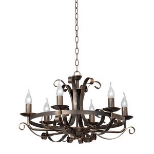 Изображение товара Подвесная люстра ковка Vitaluce V1105/6 в виде свечи