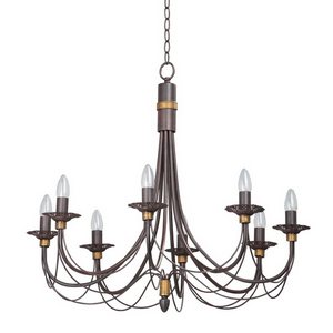 Изображение товара Подвесная люстра ковка Vitaluce V1151/8 в виде свечи