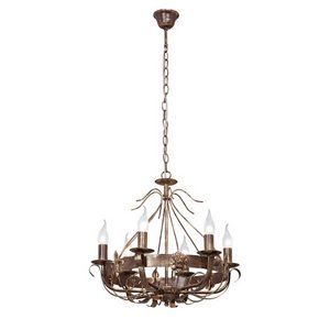 Изображение товара Подвесная люстра ковка Vitaluce V1161/6 в виде свечи