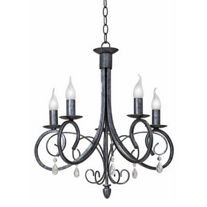 Изображение товара Подвесная люстра ковка Vitaluce V1480/5 с хрусталем и пятью лампами E14