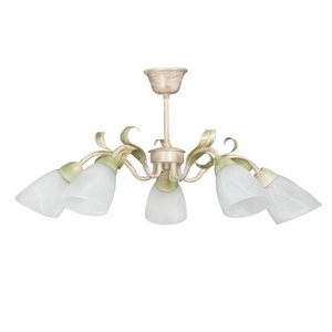 Изображение товара Потолочная люстра Vitaluce V1535/5PL листья