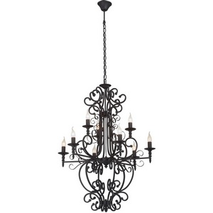 Изображение товара Подвесная люстра Vitaluce V1873-1/9, 9xE14 макс. 40Вт в виде свечи