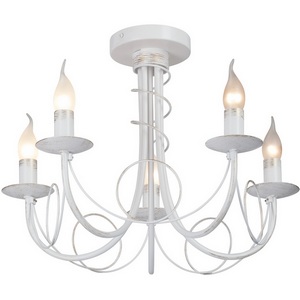 Изображение товара Потолочная люстра Vitaluce V3035-0/5PL, 5xE14 макс. 40Вт подсвечник