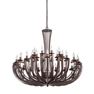 Изображение товара Большая люстра Vitaluce V3295-7/20+10 в виде свечи