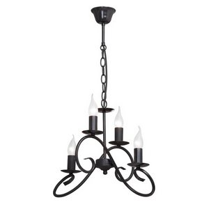 Изображение товара Подвесная люстра ковка Vitaluce V3359/4 в виде свечи