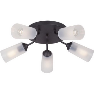 Изображение товара Потолочная люстра с плафоном из пластика Vitaluce V3762-1/5PL