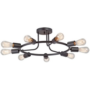 Изображение товара Потолочная люстра Vitaluce V3797-1/9PL, 9xE27 макс. 40Вт