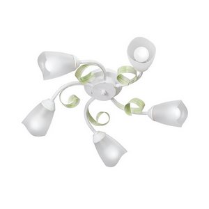 Изображение товара Потолочная люстра Vitaluce V3870-0/5PL листья