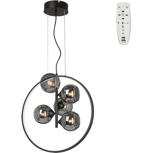 Изображение товара Подвесной светильник с пультом управления 5xE27 макс. 40Вт, LED 42Вт, 2700-6500К Vitaluce V3889DT-1/5+1S