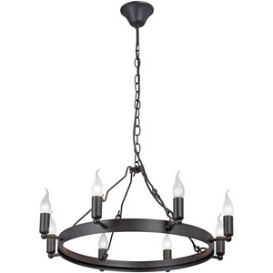 Изображение товара Подвесная люстра для гостиной мощностью 40 вт Vitaluce V3924-1/8, 8xE14 макс. в виде свечи