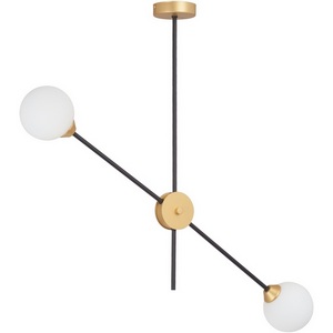 Изображение товара Потолочная люстра на штанге Vitaluce V3988-1/2PL в форме шара