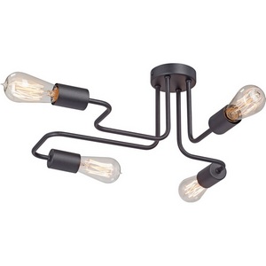 Изображение товара Потолочная люстра на штанге Vitaluce V4196-1/4PL