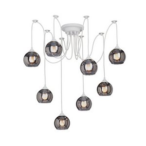 Изображение товара Подвесная люстра Vitaluce V4289-0/8PL с шариками стиль лофт 8 ламп Е27