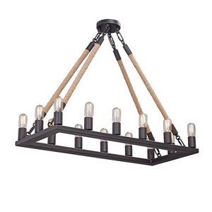 Изображение товара Подвесная люстра Vitaluce V4757-1/14 для кухни и кафе стиль лофт