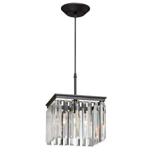 Изображение товара Подвесной хрустальный светильник Vitaluce V5128-1/1S форма куба