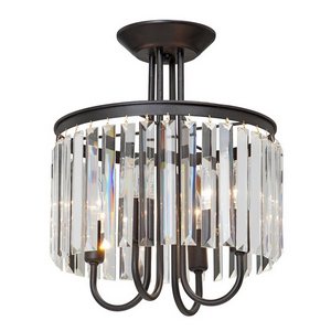 Изображение товара Потолочная люстра хрустальная Vitaluce V5152-1/4PL в виде свечи