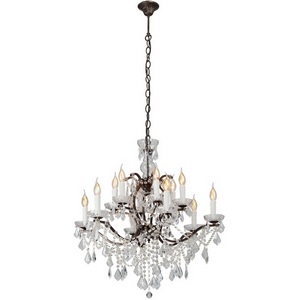 Изображение товара Подвесная люстра Vitaluce V5814-7/12, 12xE14 макс. 40Вт подсвечник с подвесками