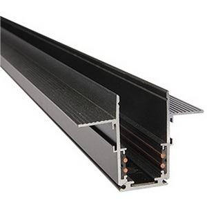 Изображение товара Шинопровод под гипсокартон встраиваемый магнитный мм, длина 2м, черный Vitaluce VT0200023-01