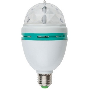 Изображение товара Светодиодная лампа многоцветный Е27 Volpe ULI-Q301 Светодиодный светильник-проектор ULI-Q301 03W/RGB/E27 WHITE