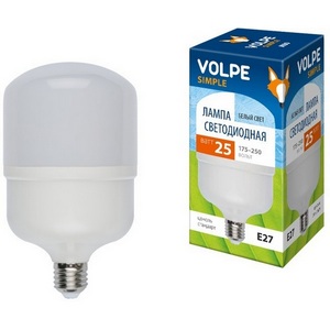 Изображение товара Лампочка светодиодная LED-M80-25W/NW/E27/FR/S картон Volpe