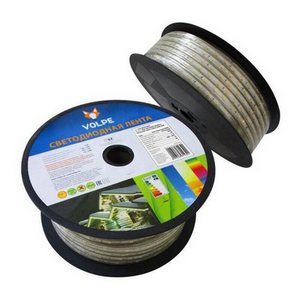 Изображение товара Светодиодная лента влагозащищенная ULS-Q215 5050-30LED/m-14mm-IP67-220V-7,2W/m-25M-RGB бобина Volpe
