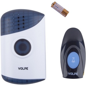 Изображение товара Звонок беспроводной 36 мелодий, световая индикация Volpe UDB-Q024 UDB-Q024 W-R1T1-16S-100M-WH