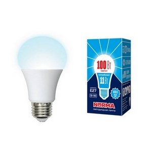Изображение товара Лампочка светодиодная LED-A60-11W/NW/E27/FR/NR картон Volpe