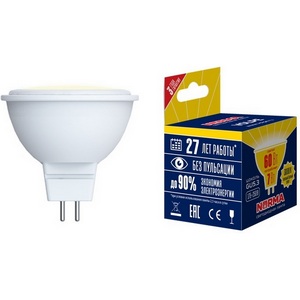 Изображение товара Лампочка светодиодная LED-JCDR-10W/WW/GU5.3/NR картон Volpe