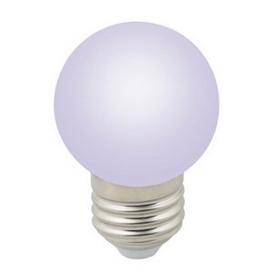 Изображение товара Лампочка светодиодная Volpe LED-G45-1W/RGB/E27/FR/С